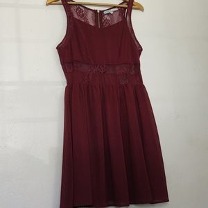 Cecico lace and chiffon dress size Lg